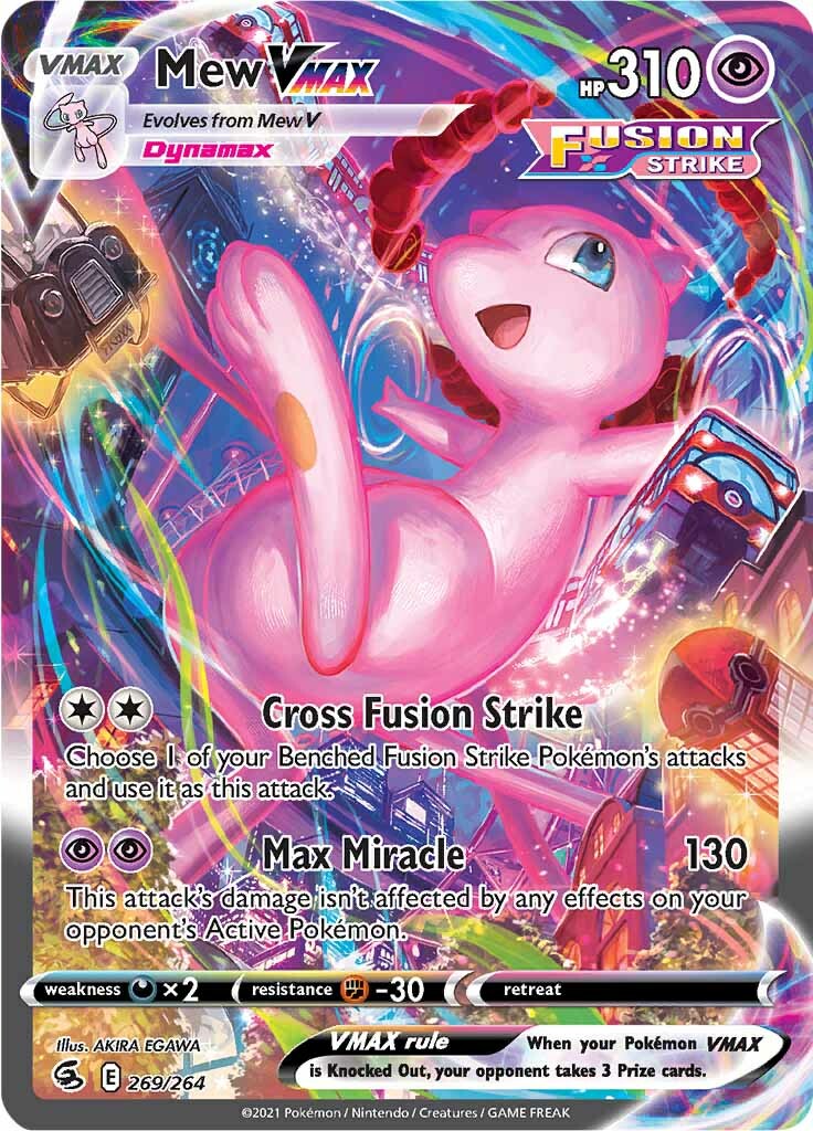 Mew VMAX (269/264) [Sword & Shield: Fusion Strike] | I Want That Stuff Brandon