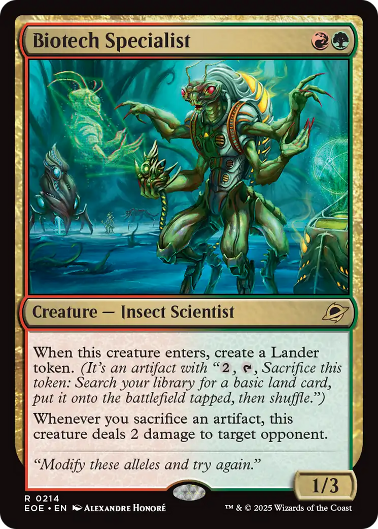 Biotech Specialist [Edge of Eternities] | I Want That Stuff Brandon