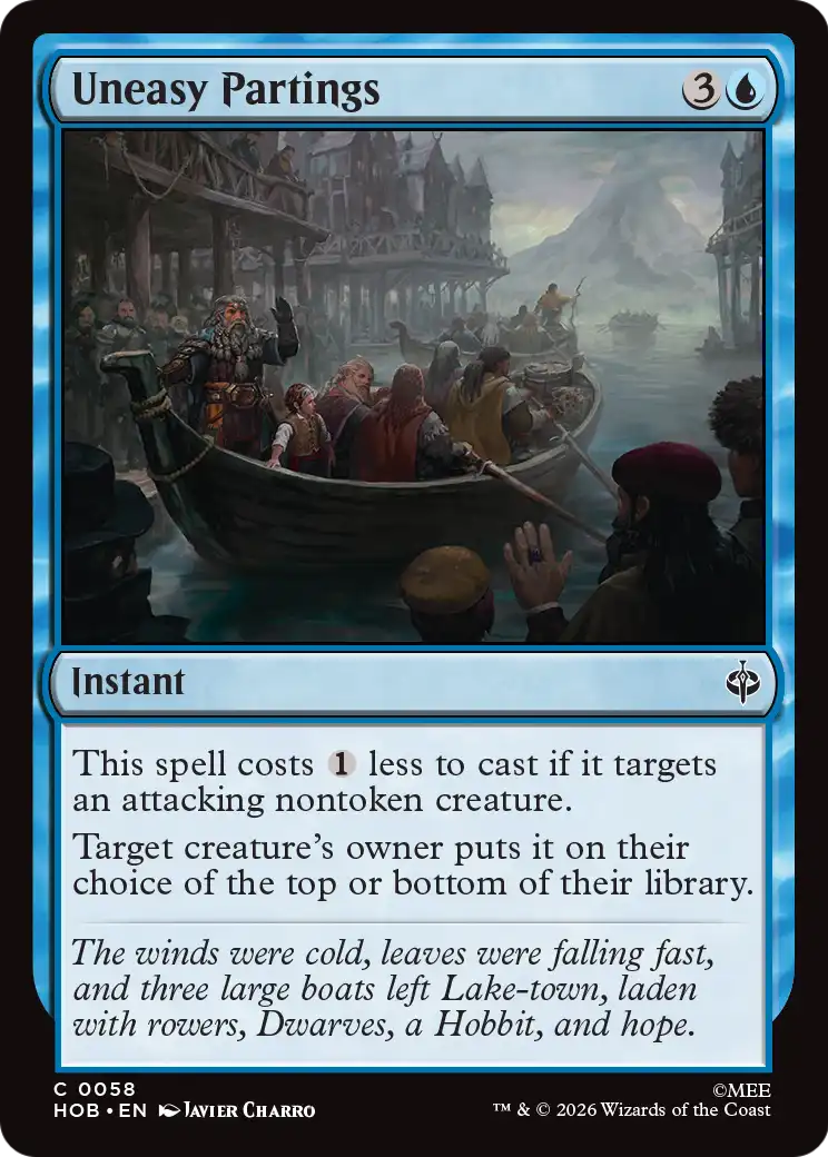 Uneasy Partings [The Hobbit] | I Want That Stuff Brandon