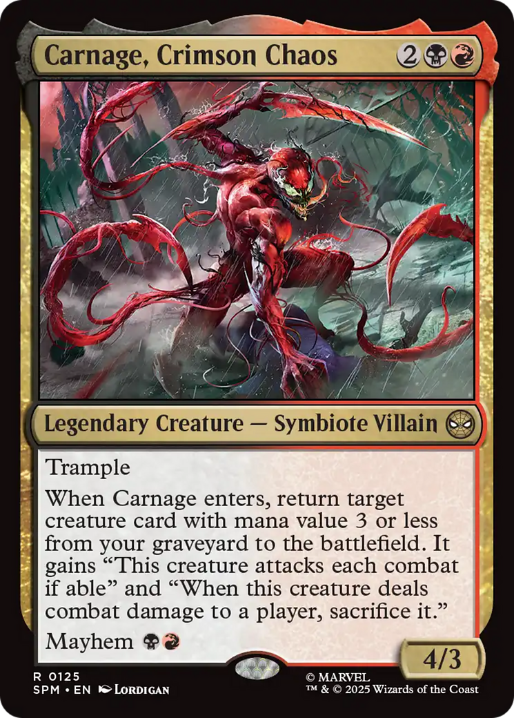 Carnage, Crimson Chaos [Marvel's Spider-Man] | I Want That Stuff Brandon