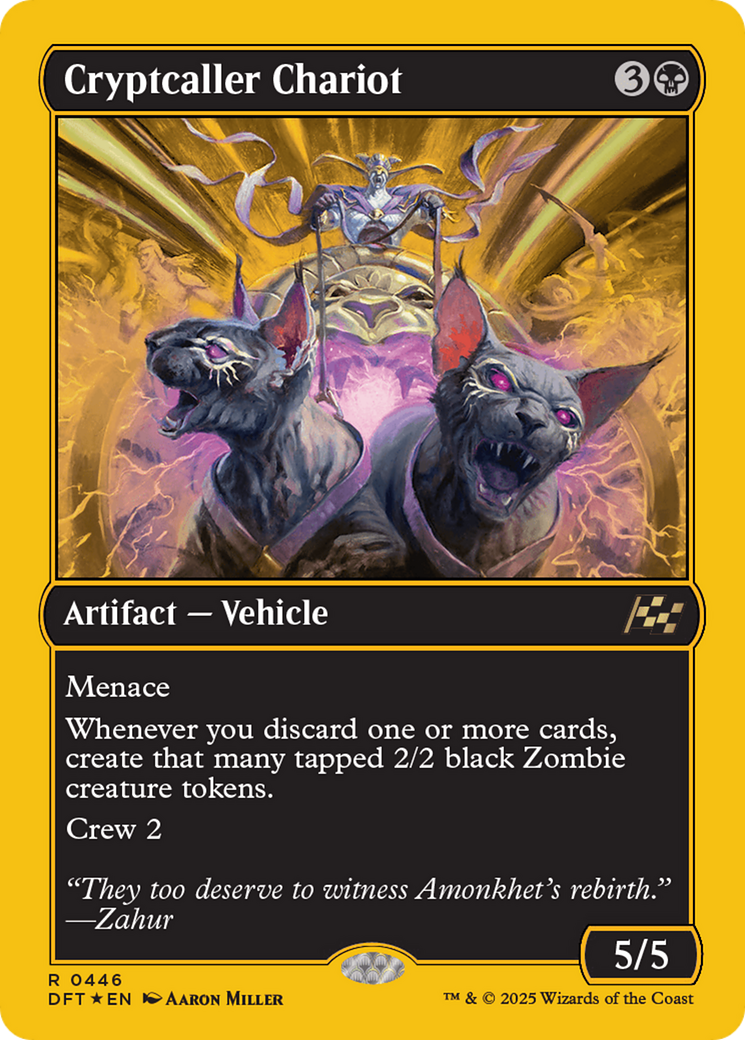 Cryptcaller Chariot (First-Place Foil) [Aetherdrift] | I Want That Stuff Brandon