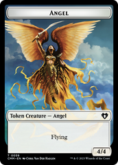 Copy (54) // Angel Double-Sided Token [Commander Masters Tokens] | I Want That Stuff Brandon