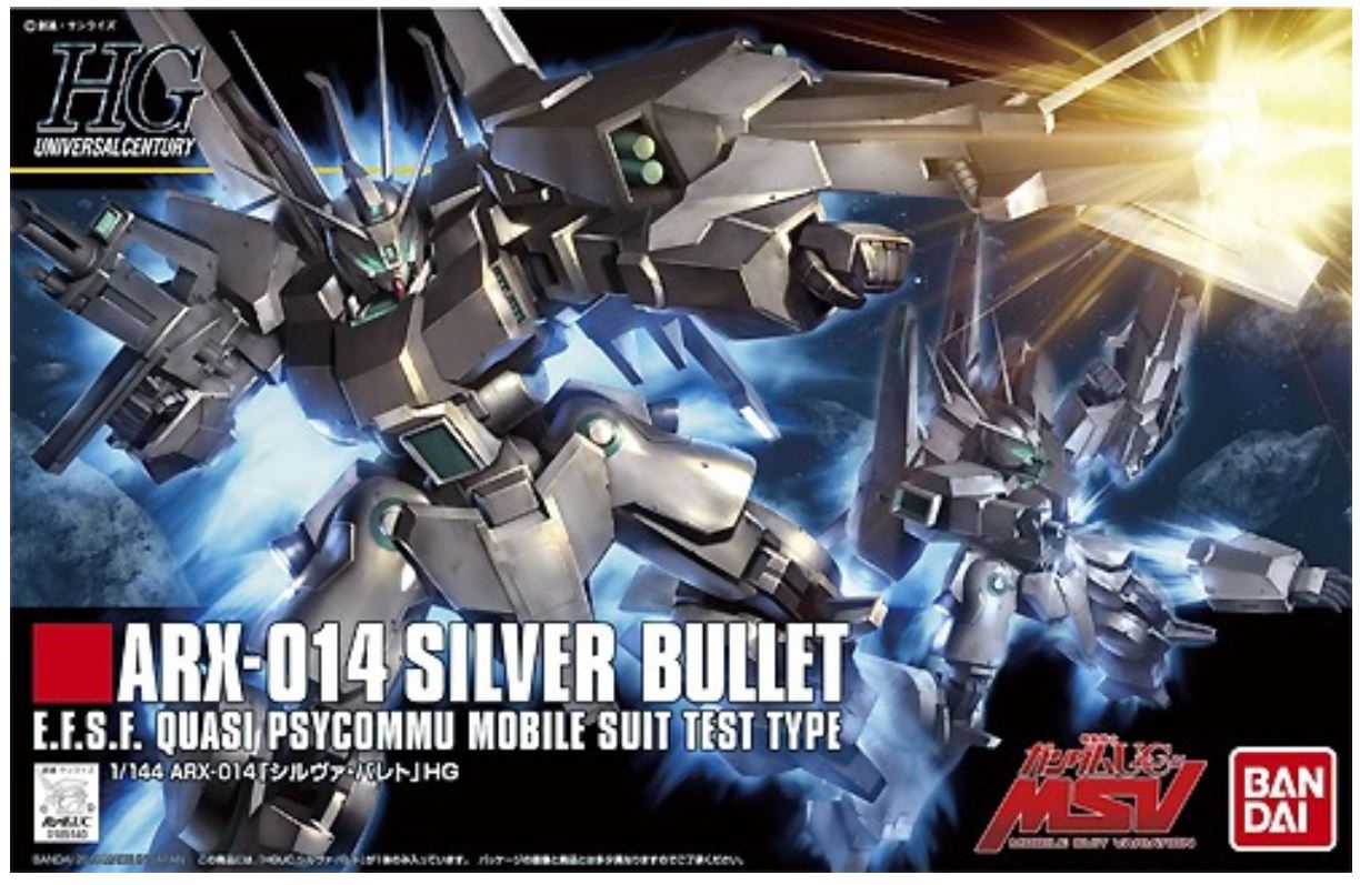 Bandai HGUC 1/144 #170 Silver Bullet | I Want That Stuff Brandon