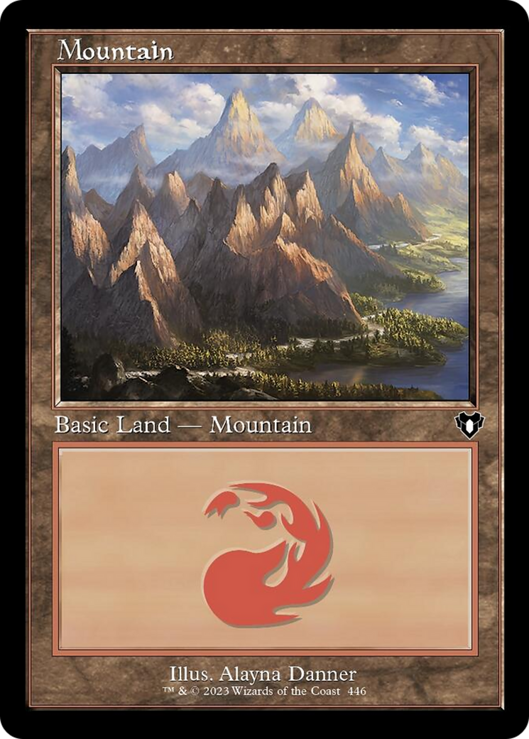 Mountain (446) (Retro) [Commander Masters] | I Want That Stuff Brandon