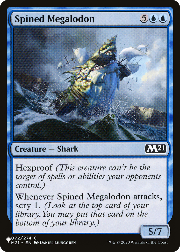 Spined Megalodon [The List Reprints] | I Want That Stuff Brandon