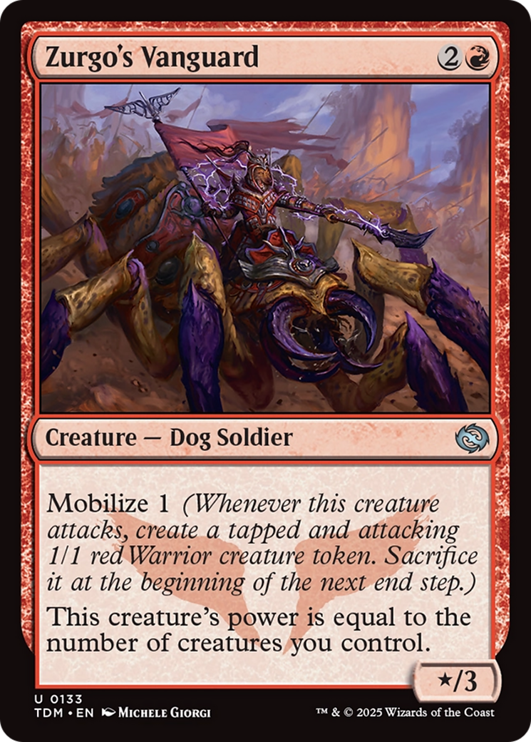 Zurgo's Vanguard [Tarkir: Dragonstorm] | I Want That Stuff Brandon
