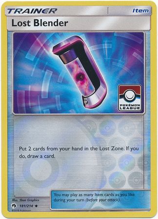 Lost Blender (181/214) (League Promo) [Sun & Moon: Lost Thunder] | I Want That Stuff Brandon