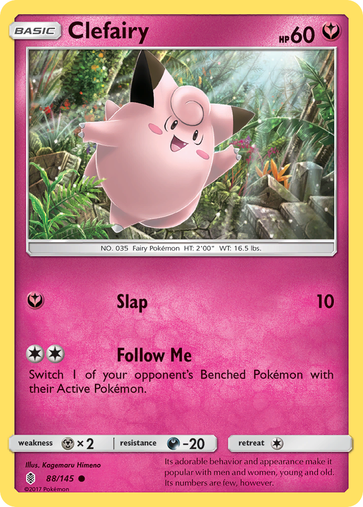 Clefairy (88/145) [Sun & Moon: Guardians Rising] | I Want That Stuff Brandon