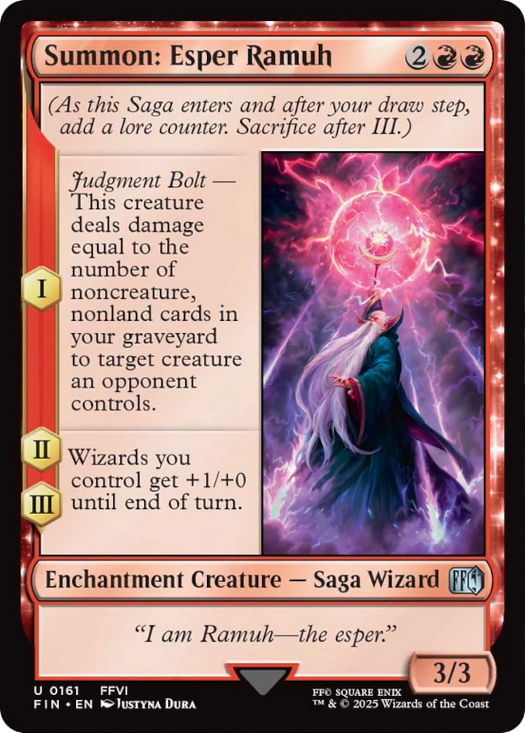 Summon: Esper Ramuh [FINAL FANTASY] | I Want That Stuff Brandon