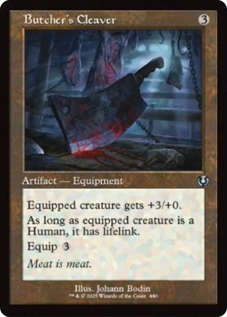 Butcher's Cleaver (Retro Frame) [Innistrad Remastered] | I Want That Stuff Brandon