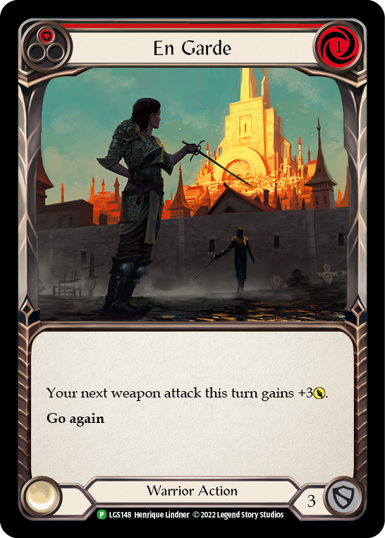 En Garde (Red) [LGS148] (Promo)  Rainbow Foil | I Want That Stuff Brandon