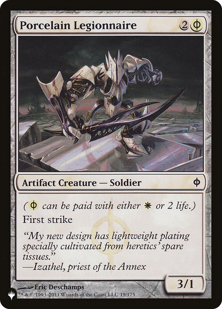 Porcelain Legionnaire [The List Reprints] | I Want That Stuff Brandon