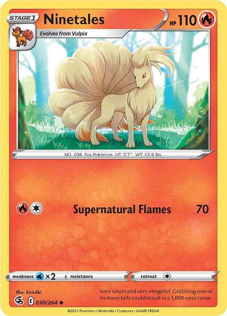 Ninetales (030/264) [Sword & Shield: Fusion Strike] | I Want That Stuff Brandon