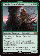 Titania, Nature's Force [Duskmourn: House of Horror Commander] | I Want That Stuff Brandon