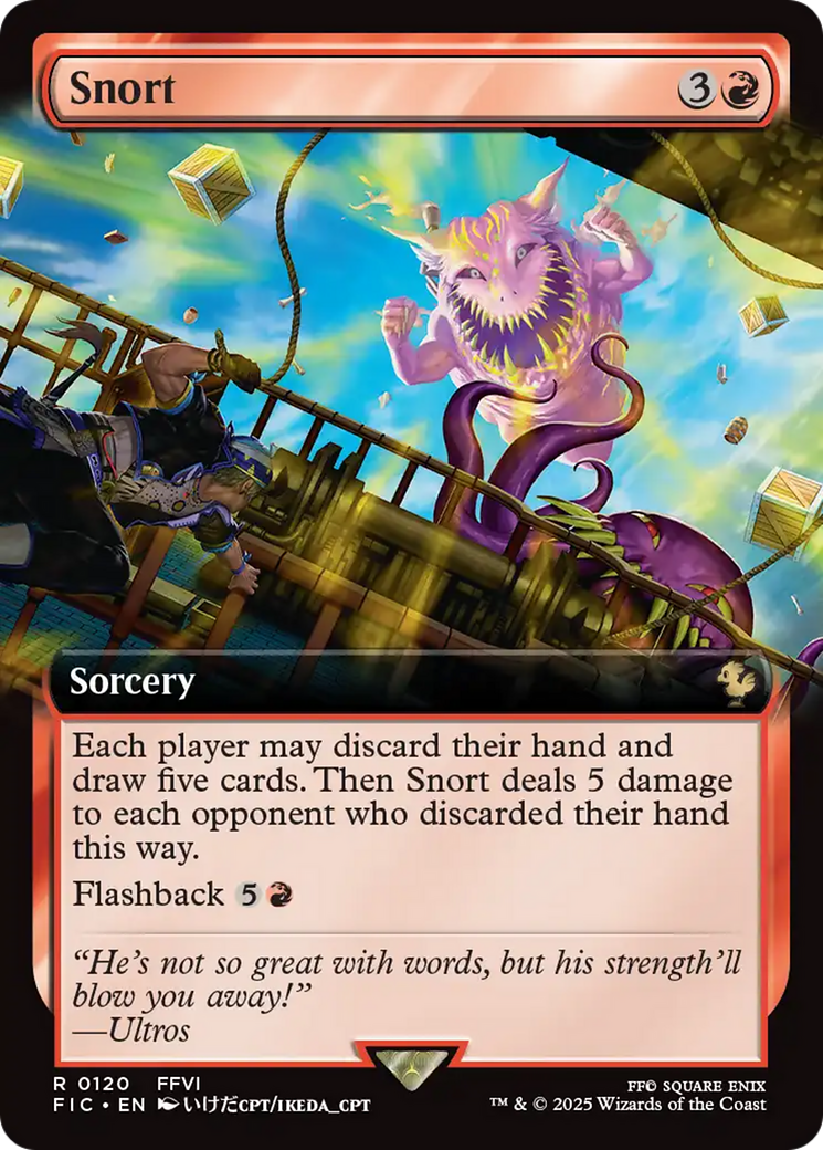 Snort (Extended Art) [FINAL FANTASY Commander] | I Want That Stuff Brandon