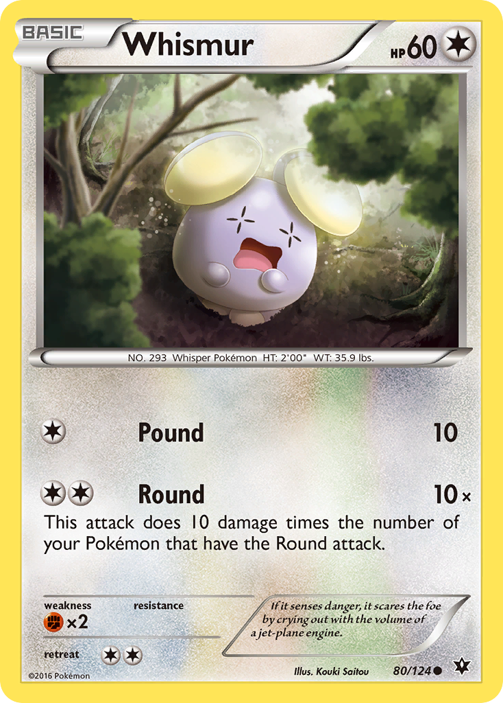 Whismur (80/124) [XY: Fates Collide] | I Want That Stuff Brandon