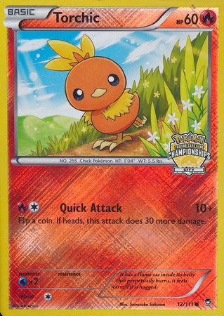 Torchic (12/111) (City Championship Promo) [XY: Furious Fists] | I Want That Stuff Brandon