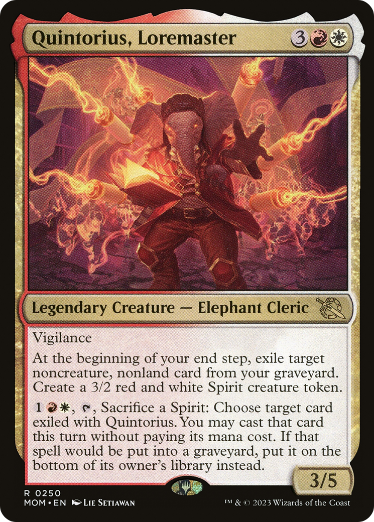 Quintorius, Loremaster [March of the Machine] | I Want That Stuff Brandon
