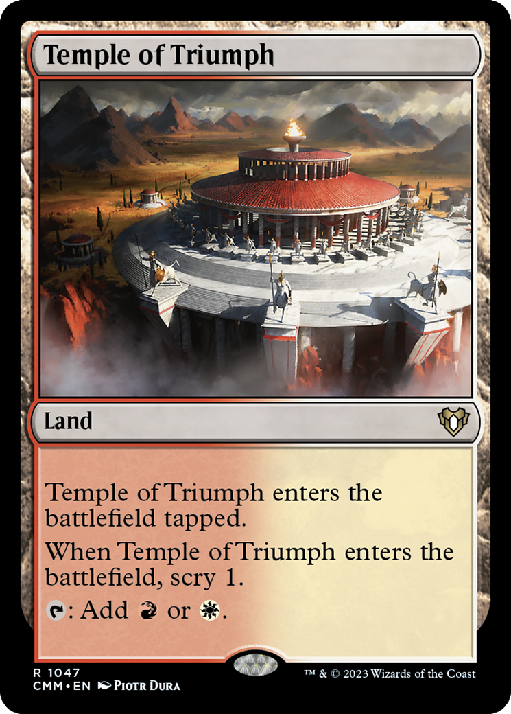 Temple of Triumph [Commander Masters] | I Want That Stuff Brandon