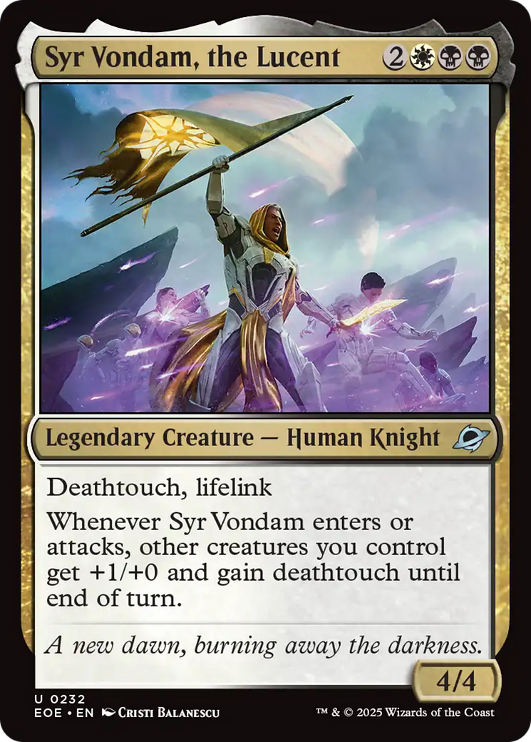 Syr Vondam, the Lucent [Edge of Eternities] | I Want That Stuff Brandon