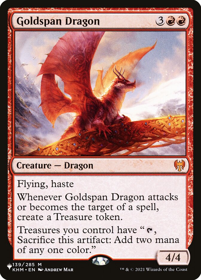 Goldspan Dragon [The List] | I Want That Stuff Brandon