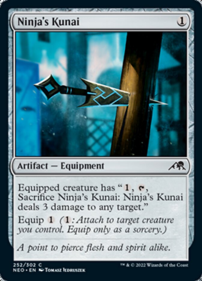 Ninja's Kunai [Kamigawa: Neon Dynasty] | I Want That Stuff Brandon