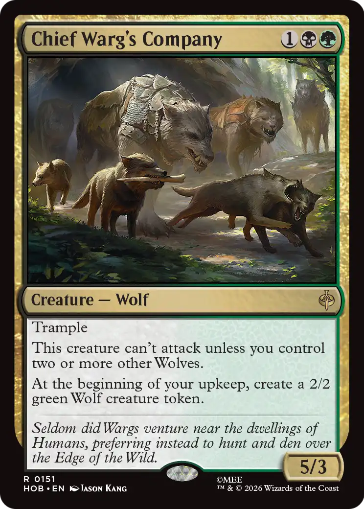 Chief Warg's Company [The Hobbit] | I Want That Stuff Brandon