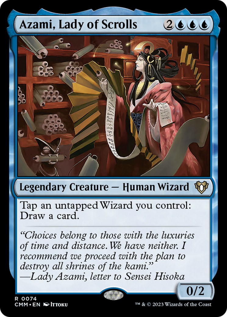 Azami, Lady of Scrolls [Commander Masters] | I Want That Stuff Brandon