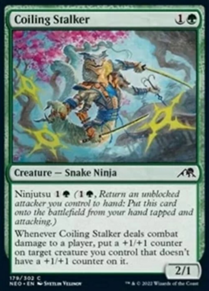 Coiling Stalker [Kamigawa: Neon Dynasty] | I Want That Stuff Brandon