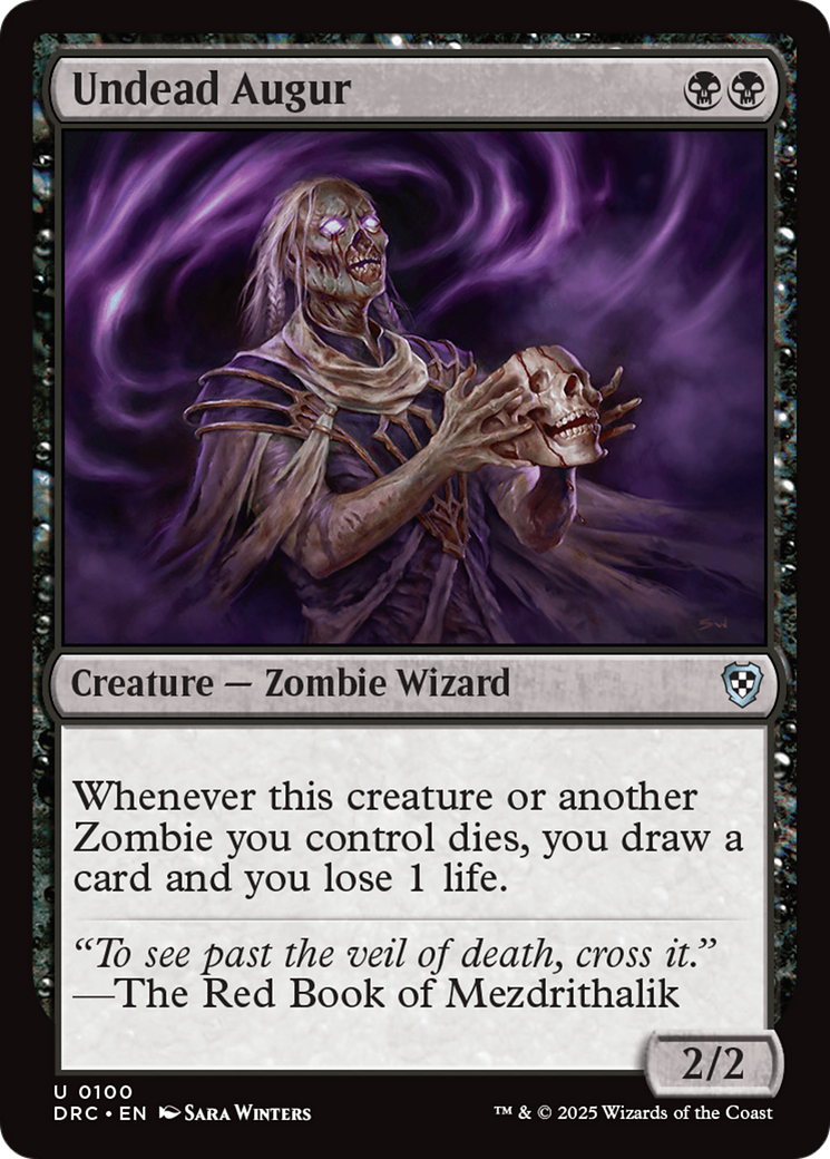 Undead Augur [Aetherdrift Commander] | I Want That Stuff Brandon