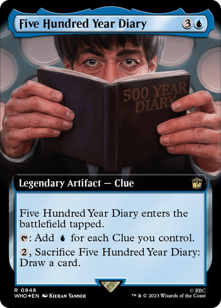 Five Hundred Year Diary (Extended Art) (Surge Foil) [Doctor Who] | I Want That Stuff Brandon