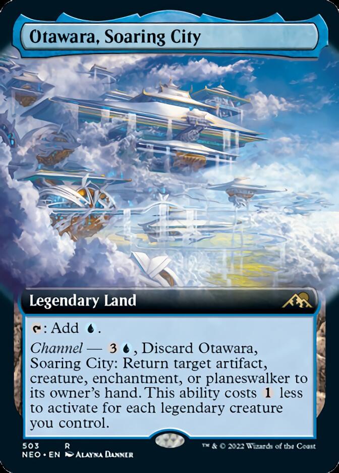 Otawara, Soaring City (Extended Art) [Kamigawa: Neon Dynasty] | I Want That Stuff Brandon