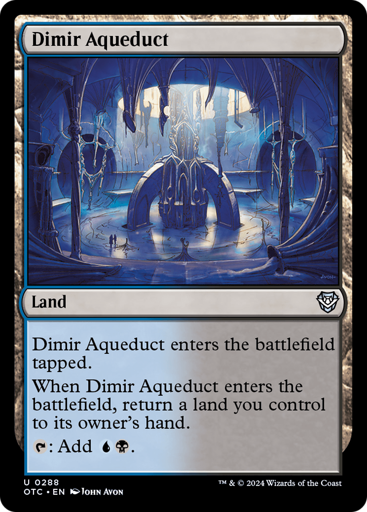 Dimir Aqueduct [Outlaws of Thunder Junction Commander] | I Want That Stuff Brandon