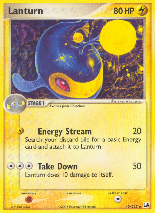 Lanturn (40/115) [EX: Unseen Forces] | I Want That Stuff Brandon