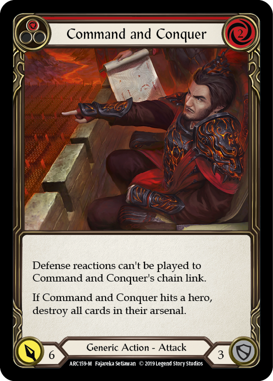 Command and Conquer [ARC159-M] (Arcane Rising)  1st Edition Normal | I Want That Stuff Brandon