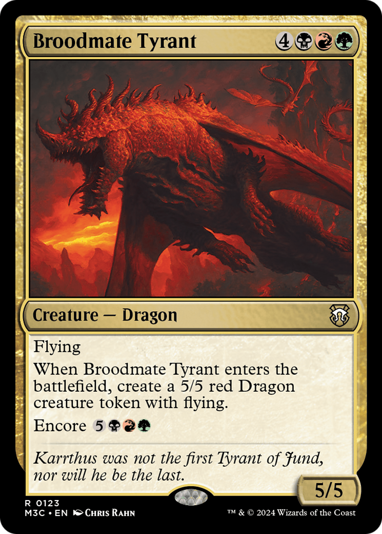 Broodmate Tyrant [Modern Horizons 3 Commander] | I Want That Stuff Brandon