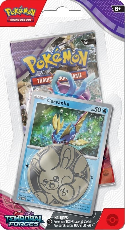 Scarlet & Violet: Temporal Forces - Single Pack Blister (Carvanha) | I Want That Stuff Brandon
