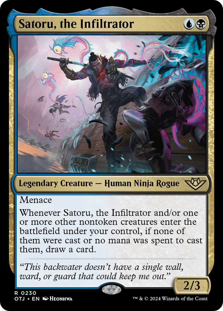 Satoru, the Infiltrator [Outlaws of Thunder Junction] | I Want That Stuff Brandon