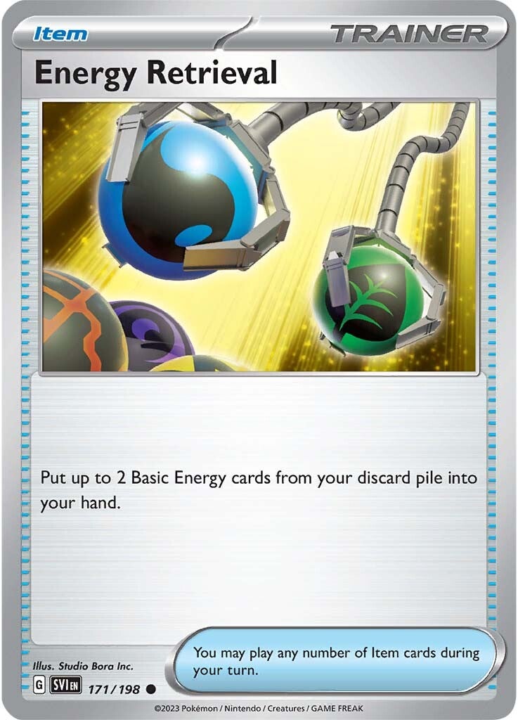 Energy Retrieval (171/198) [Scarlet & Violet: Base Set] | I Want That Stuff Brandon