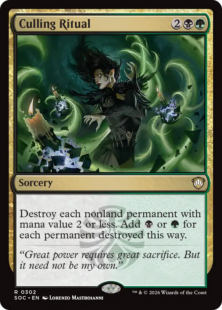 Culling Ritual [Secrets of Strixhaven Commander] | I Want That Stuff Brandon