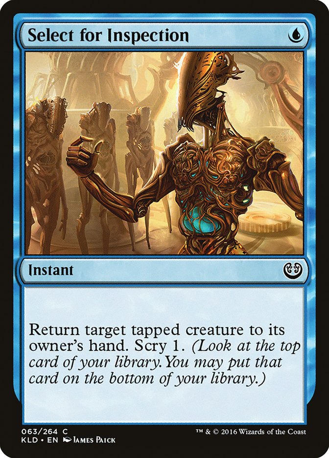 Select for Inspection [Kaladesh] | I Want That Stuff Brandon