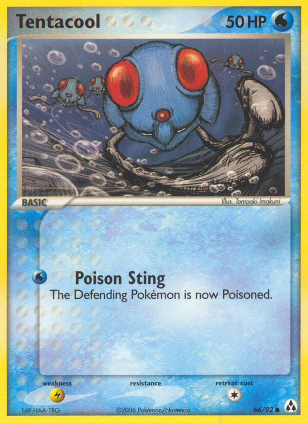 Tentacool (66/92) [EX: Legend Maker] | I Want That Stuff Brandon