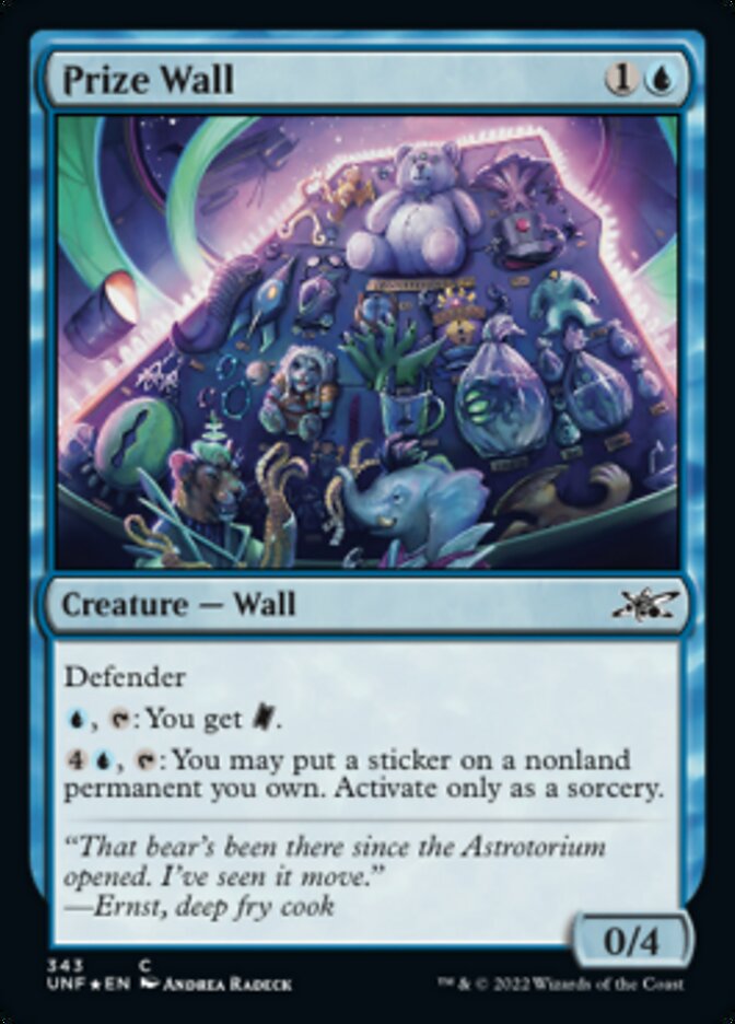 Prize Wall (Galaxy Foil) [Unfinity] | I Want That Stuff Brandon