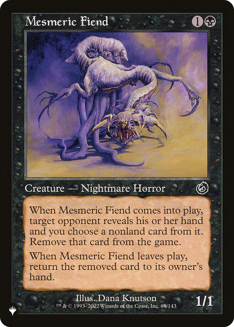 Mesmeric Fiend [The List Reprints] | I Want That Stuff Brandon