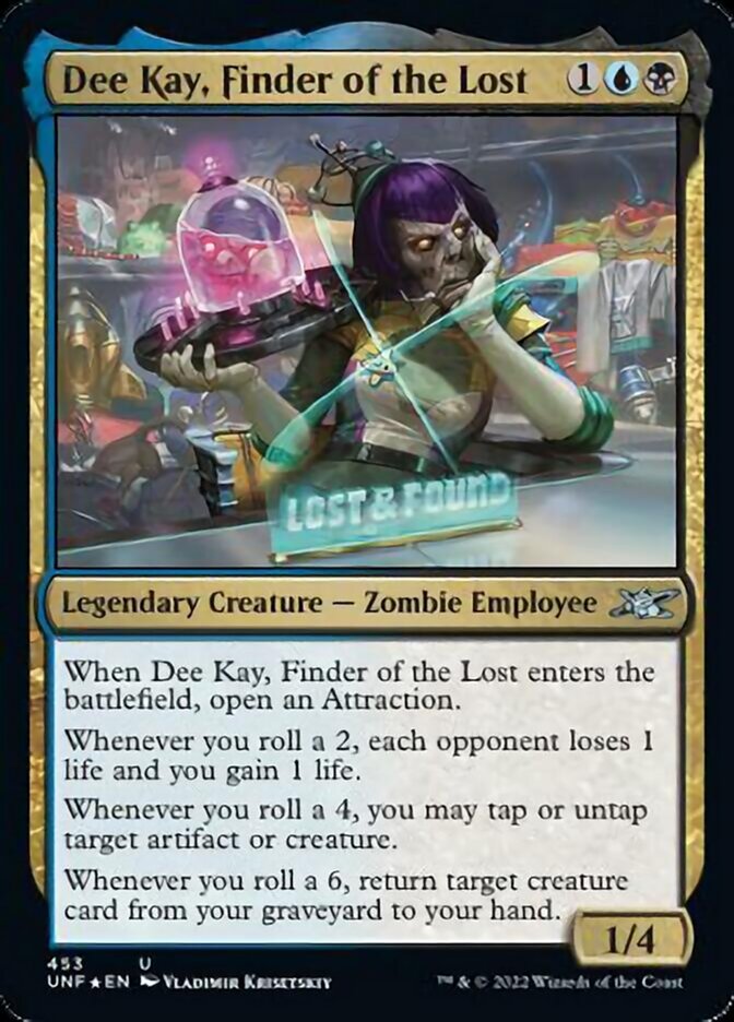 Dee Kay, Finder of the Lost (Galaxy Foil) [Unfinity] | I Want That Stuff Brandon