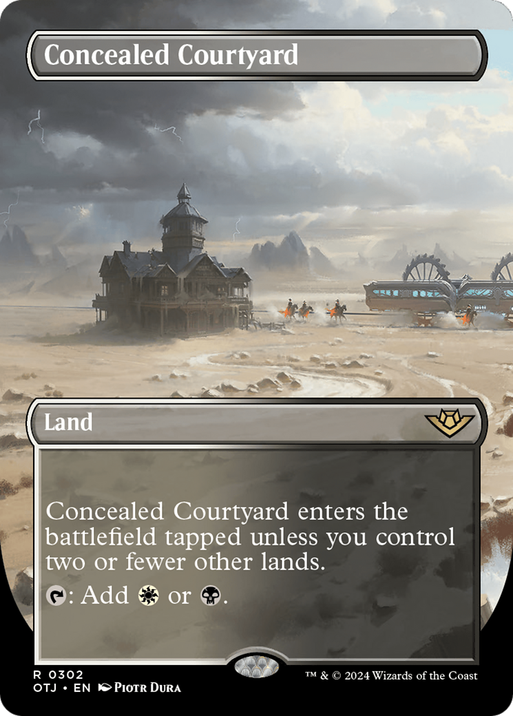 Concealed Courtyard (Borderless) [Outlaws of Thunder Junction] | I Want That Stuff Brandon