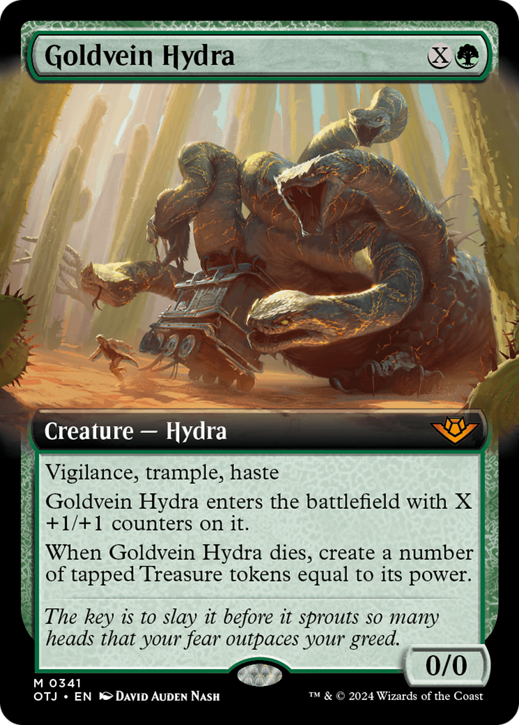Goldvein Hydra (Extended Art) [Outlaws of Thunder Junction] | I Want That Stuff Brandon