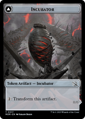 Incubator // Phyrexian (17) Double-Sided Token [March of the Machine Tokens] | I Want That Stuff Brandon