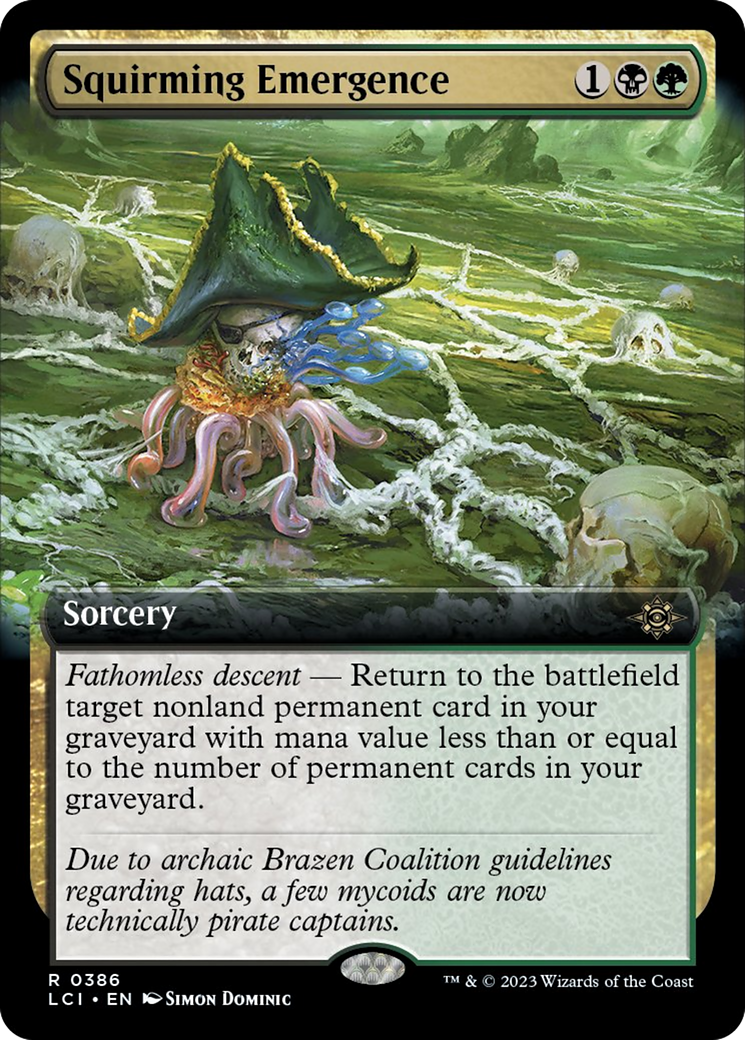 Squirming Emergence (Extended Art) [The Lost Caverns of Ixalan] | I Want That Stuff Brandon