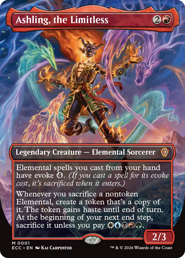 Ashling, the Limitless (Borderless) [Lorwyn Eclipsed Commander] | I Want That Stuff Brandon